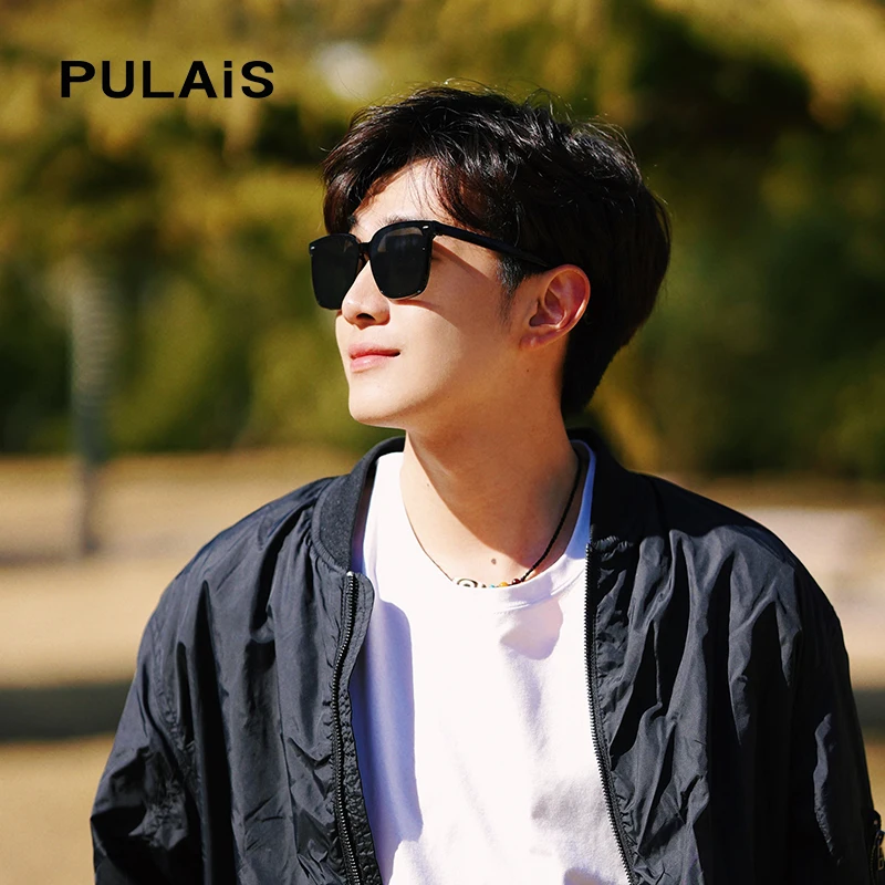 

PULAIS Men Polarized Sunglasses Classic Men Retro Rivet Shades Brand Designer Sun Glasses Womens UV400