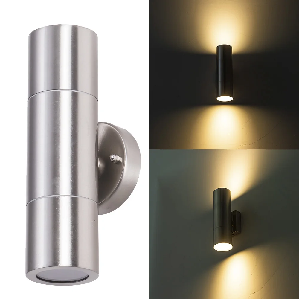 Stainless steel Waterproof IP65 Wall Lamps modern Sconce Decoration Lights Outdoor LED Wall Light 90-260V porch lighting