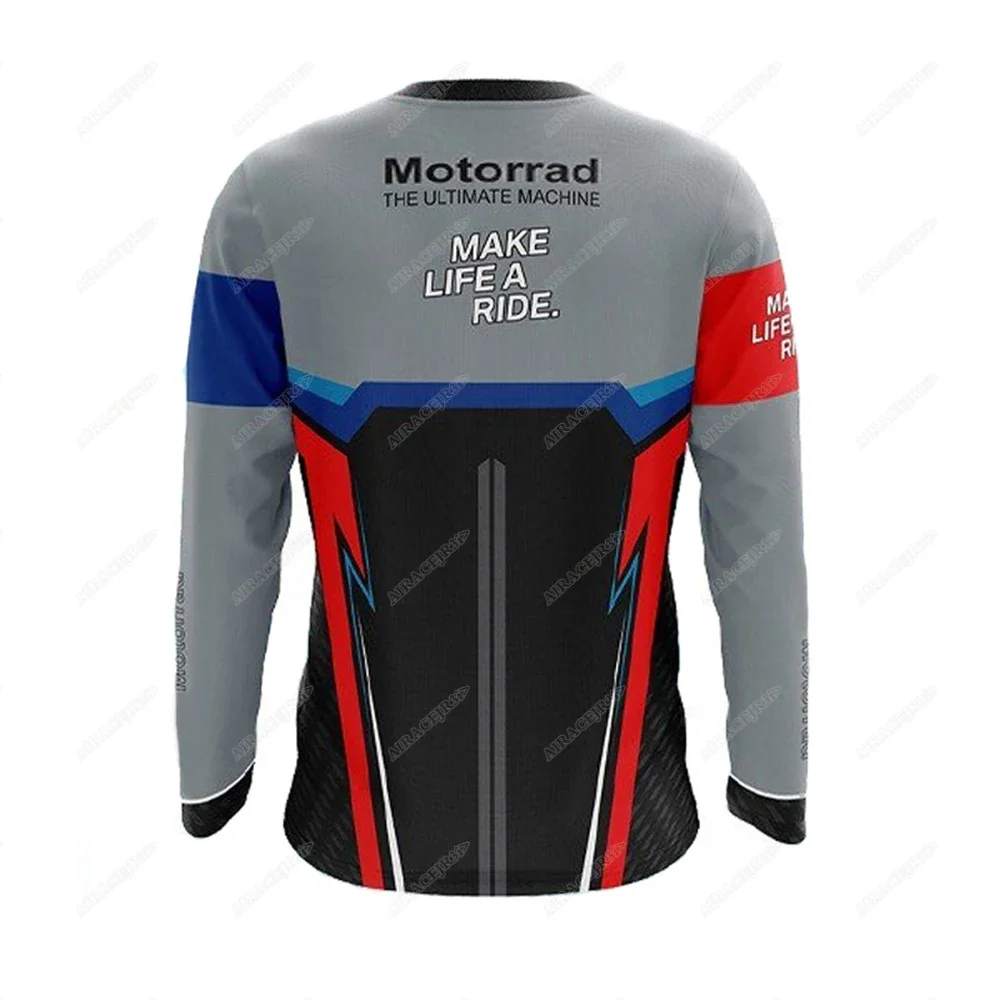T shirts racing sportswear men sports tops for BMW R1250 GS Motorrad ADVENTURE sports racing motorcycle quick dry anti-UV long T-shirt jerseys women men