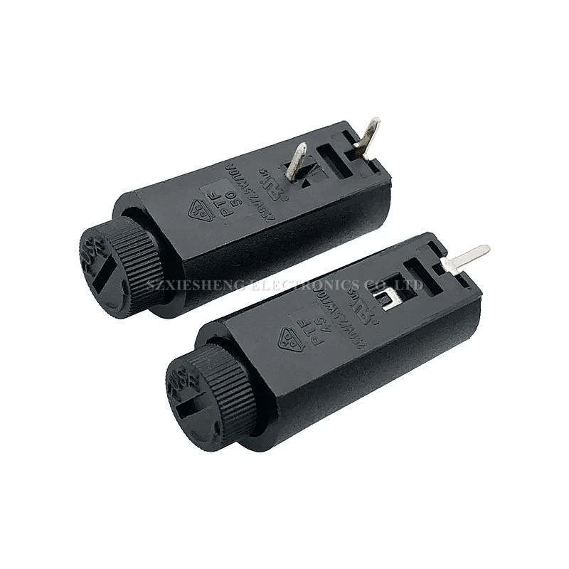 PTF-40 Snap-In 5*20 Fuse Holder 250V 10 Amp Panel Mount Fuse Holder 5x20mm - Foto 5