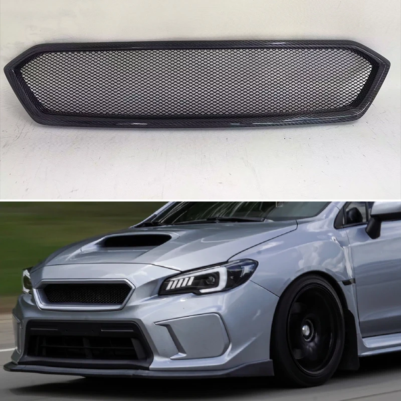 

Решетка радиатора для Subaru Impreza Wrx Sti 2018 2019 2020 2021 гонок в стиле Cs, комплект аксессуаров для переднего бампера