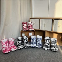 Home Slippers Boots Womens Winter Warm Indoor Christmas Elk Fur Contton Plush Anti Skid Non Slip Soft Deer Female Floor Shoes 3