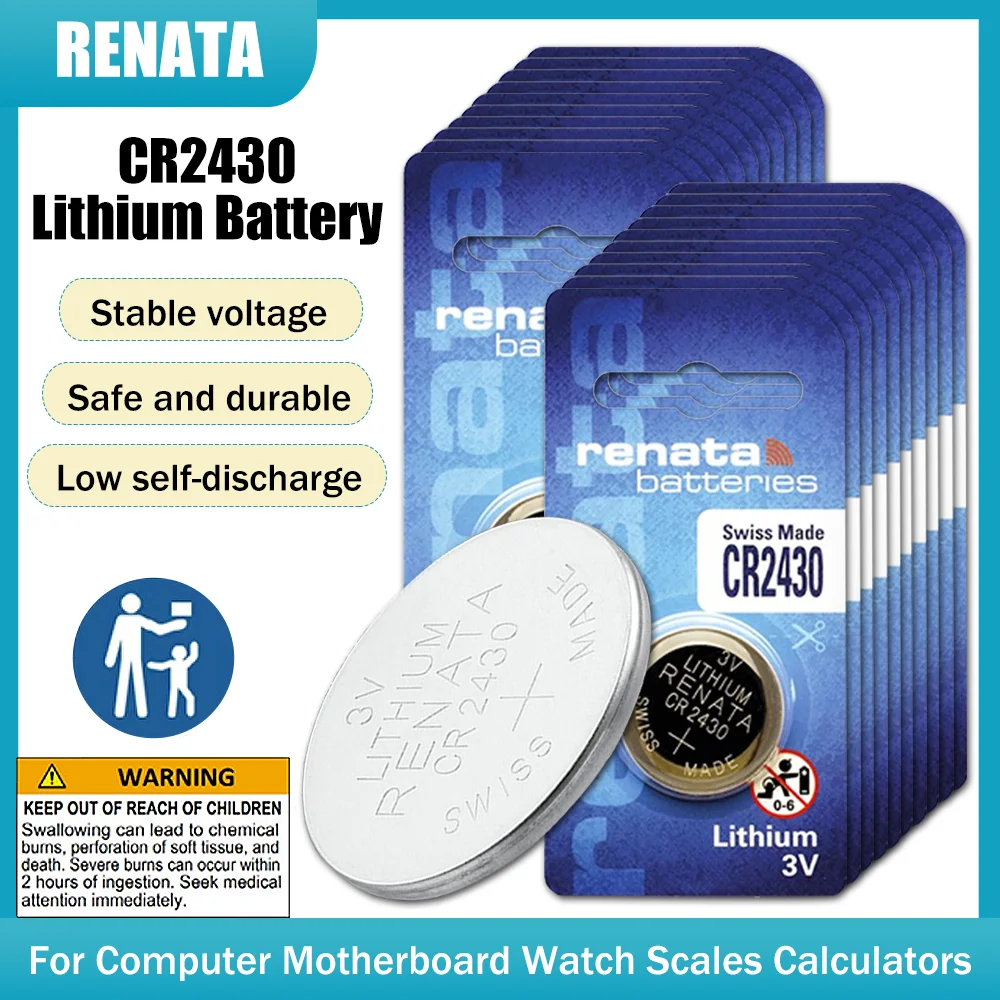 Panasonic CR2430 - Batteria A Bottone Al Litio 3 V Confezione Da 12 Pz - Foto 9