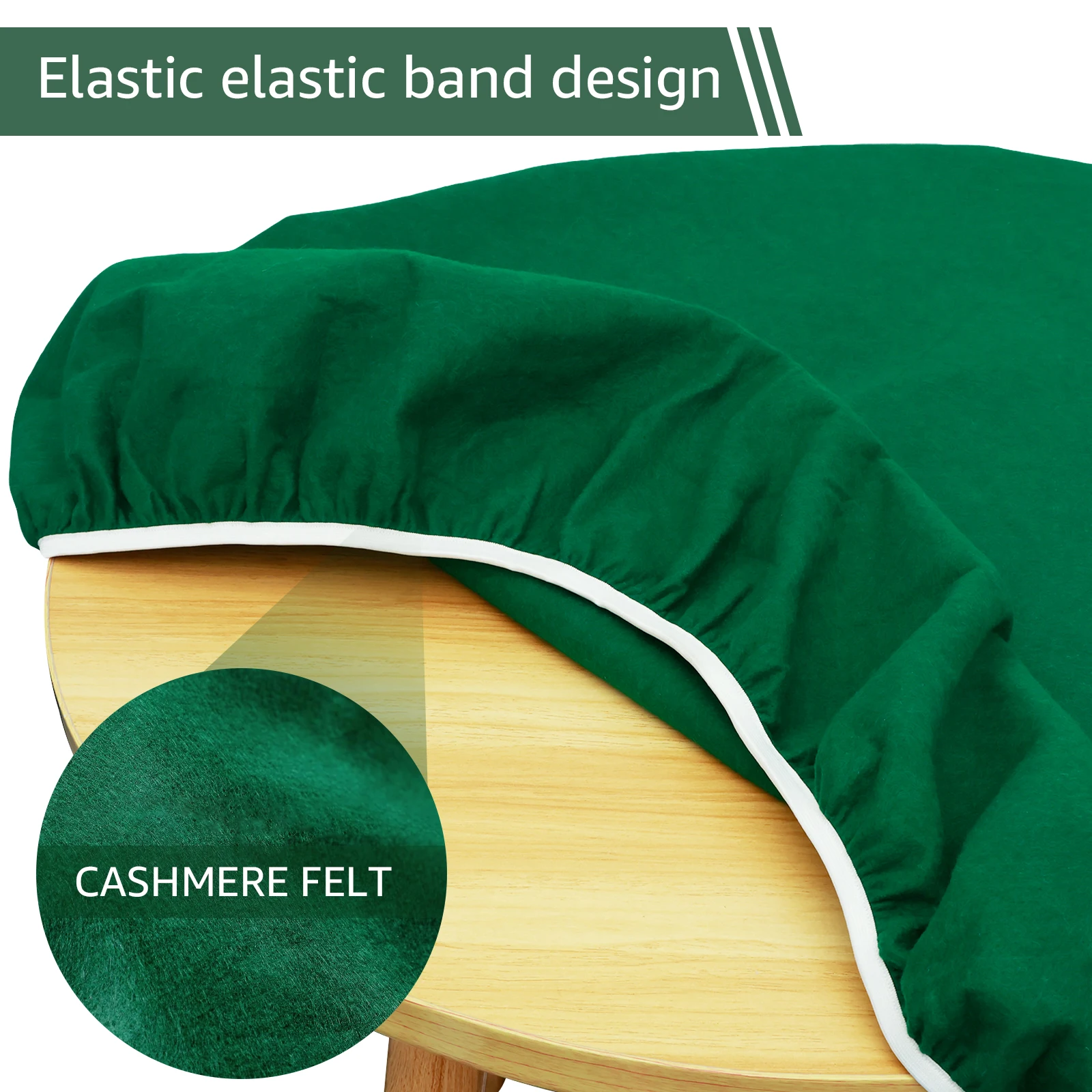 Felt Round Tablecloth Poker Table Cover Game Table Topper