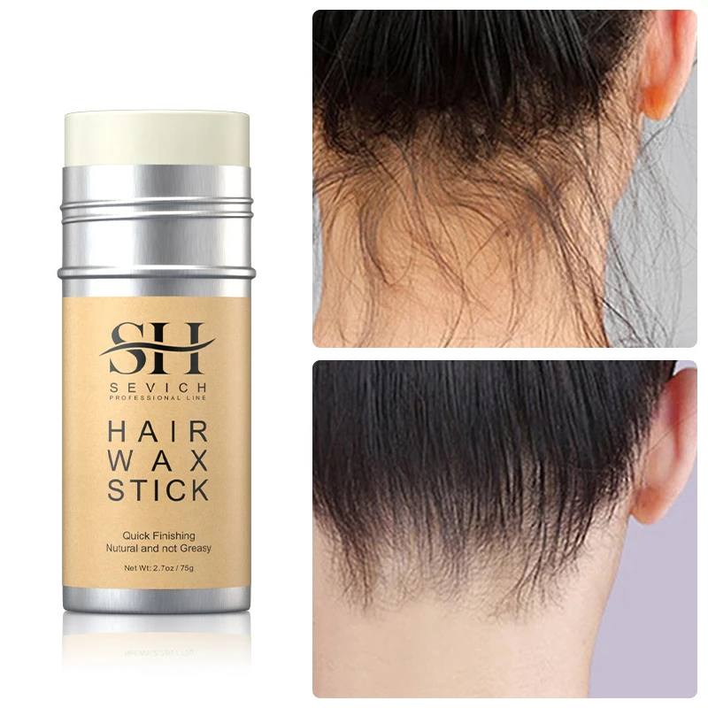 75g/15g Broken Hair Artifact Hair Wax Stick Gel Cream Styling Hair Frizz Fixed Fluffy Children Men Women Styling Wax Comb Kit 2