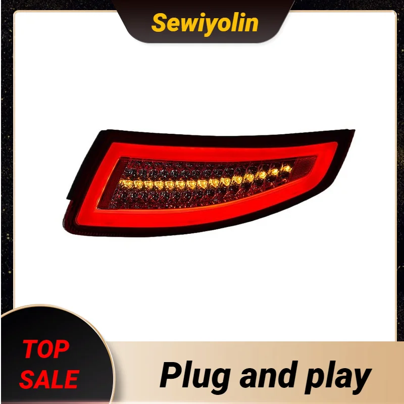 

Car Tail Lights For Porsche 997 996 9112005-2008 Car Accessories Rear Light Back Brake DRL Turn Signal light Plug and Play