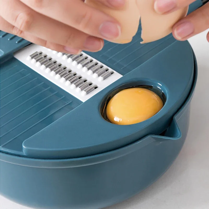 12 Functions Vegetable Chopper Carrots Potatoes Grater Vegetable Cutter Slicer Potato Peeler Manual Garlic Onion Chopper Kitchen