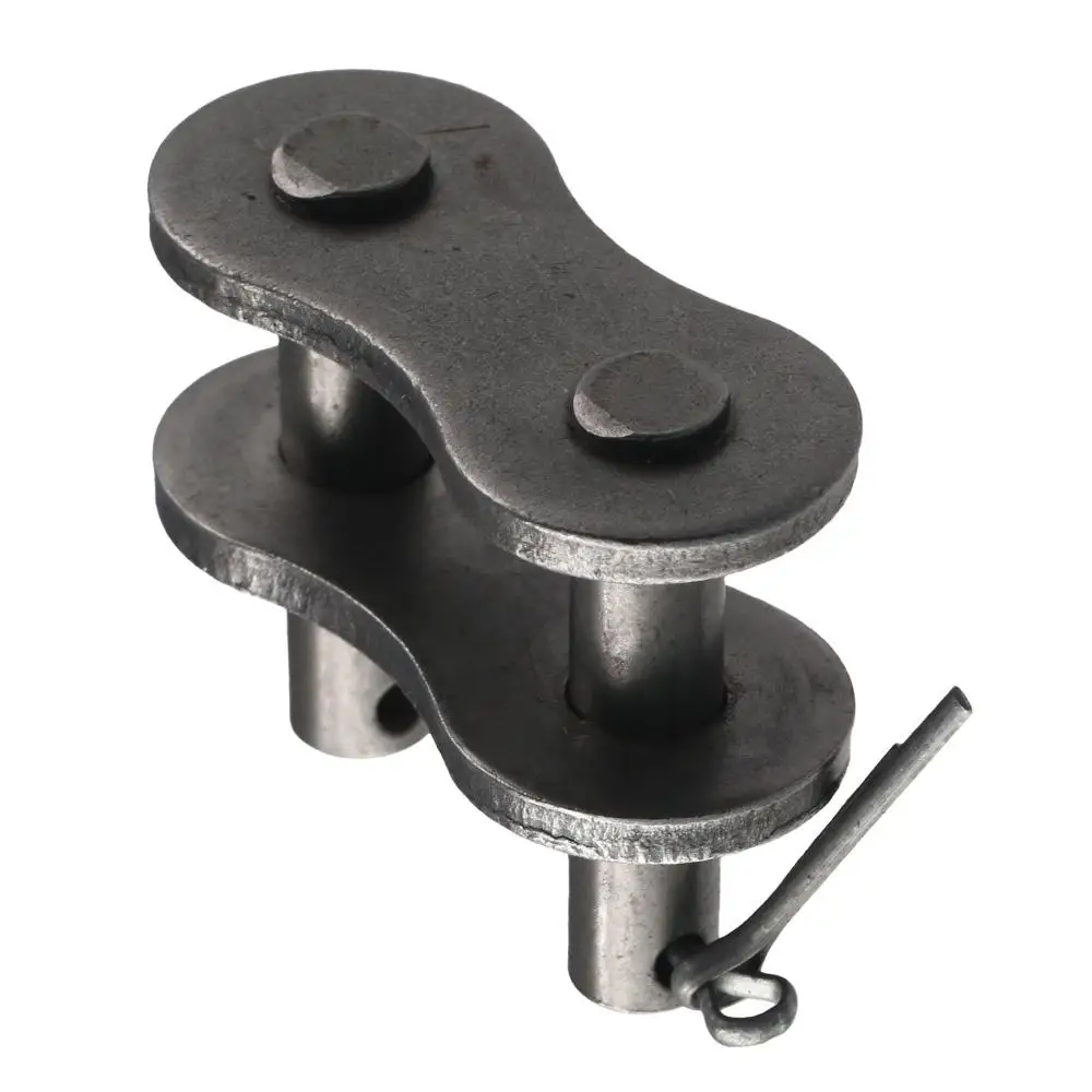 5Pcs 1 1/4" Pitch #100 Chain Master Connector Carbon Steel Standard Connecting Split Links Link Joint Parts for 20A Chain