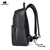 BISON DENIM New Genuine Leather Men Backpack Laptop School Backpack Bag 2024 Fashion Waterproof Travel Bag Casual Book Bag 5