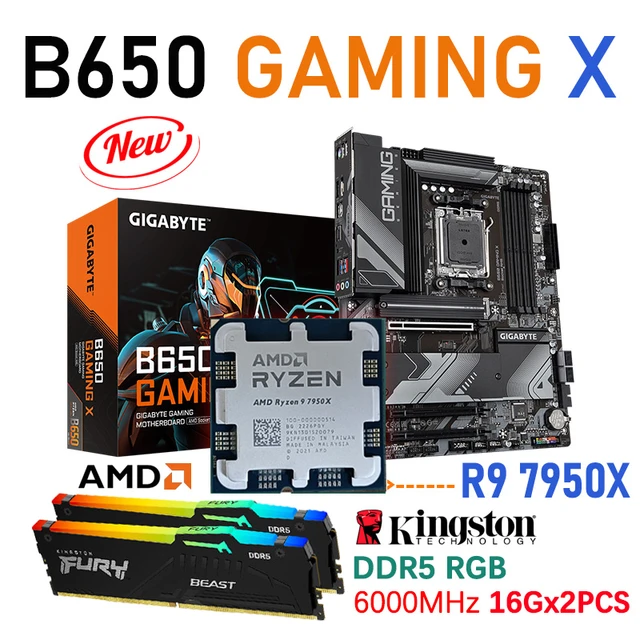 Placa Base Gigabyte B650 GAMING X AX | AMD B650 | AM5 | ATX