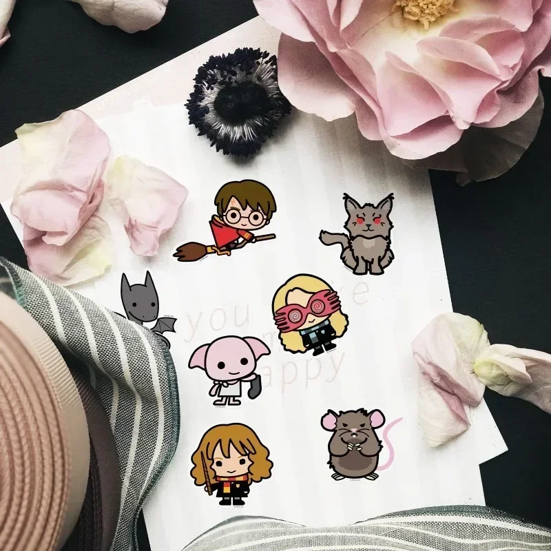 50Pcs Harried Potters Stickers  Funny Anime Waterproof for Phone Laptop Scrapbook Suitcase Kid's Toy Stickers Party Toys gift 3