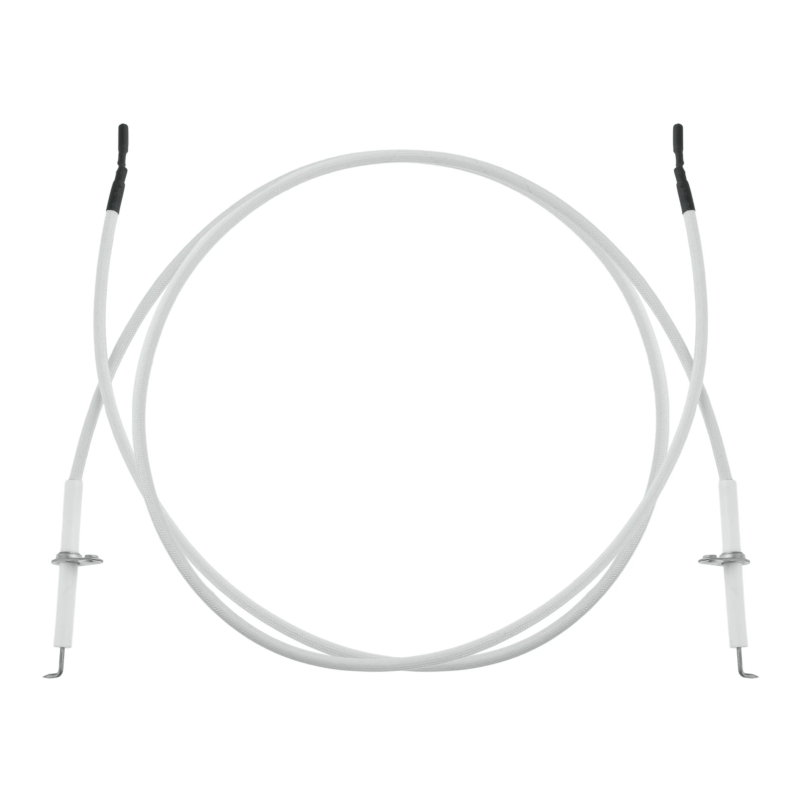 2 Pcs 700mm Ignition Spark Plug Wire Ceramic Igniter Electrode for Gas Grill/Gas Burner./Fire Pit/Fireplace Replacement Parts