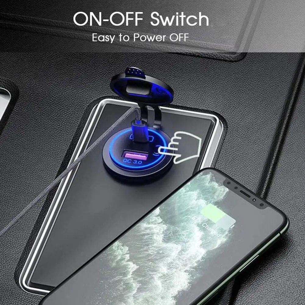 USB C    ,  , PD3.0, QC3.0, 2   Ʈ, ڵ  ġ I3K5, 12V, 24V, 60W