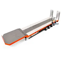 1/14 Scale RC Metal Trailer with Electric Tail-board Lifting Legs Battery for Radio Control Tractor Truck Car Model Toy TH23501 1