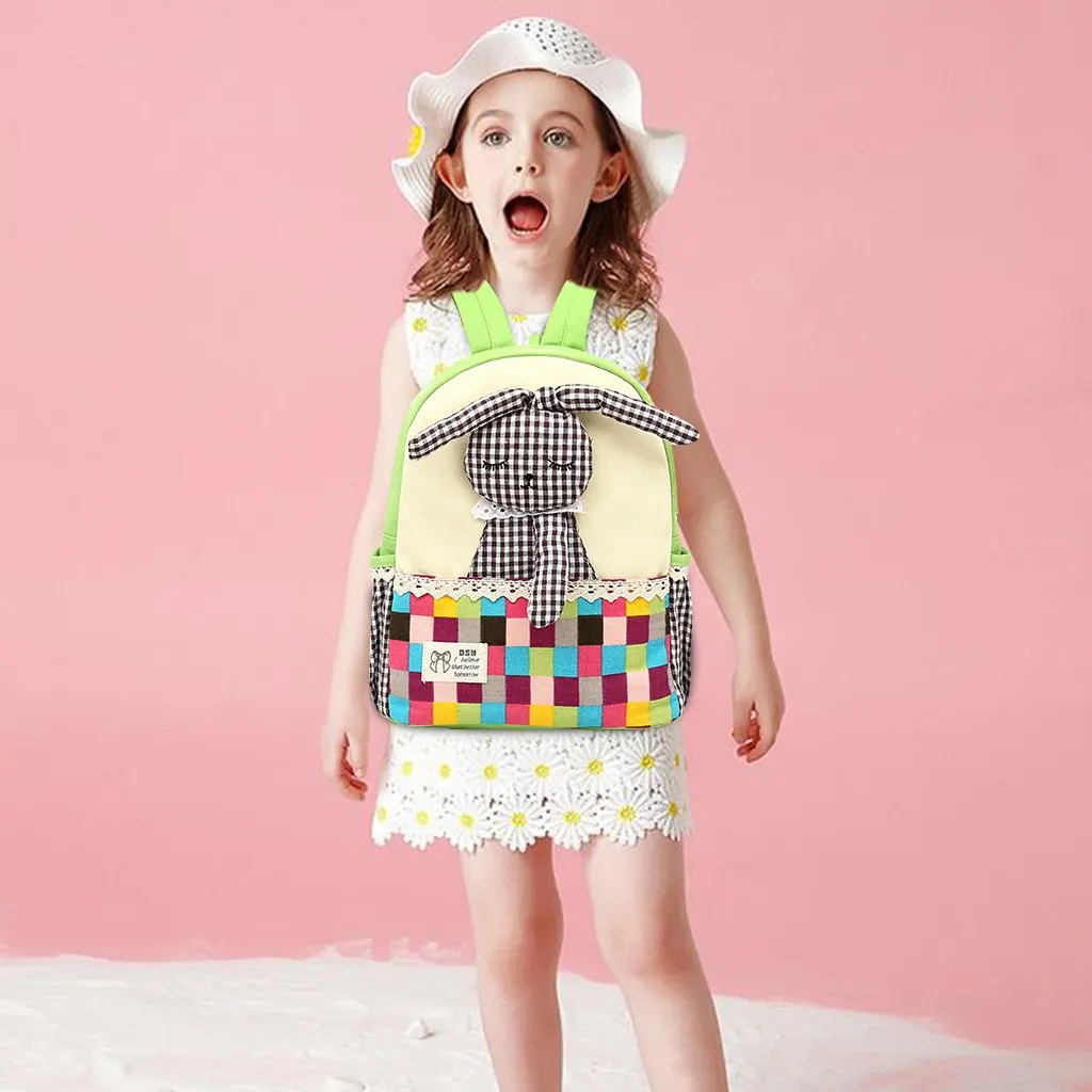 Children's School Backpacks with Three-dimensional doll Cute Schoolbag for Boys and Girls Teenager Student