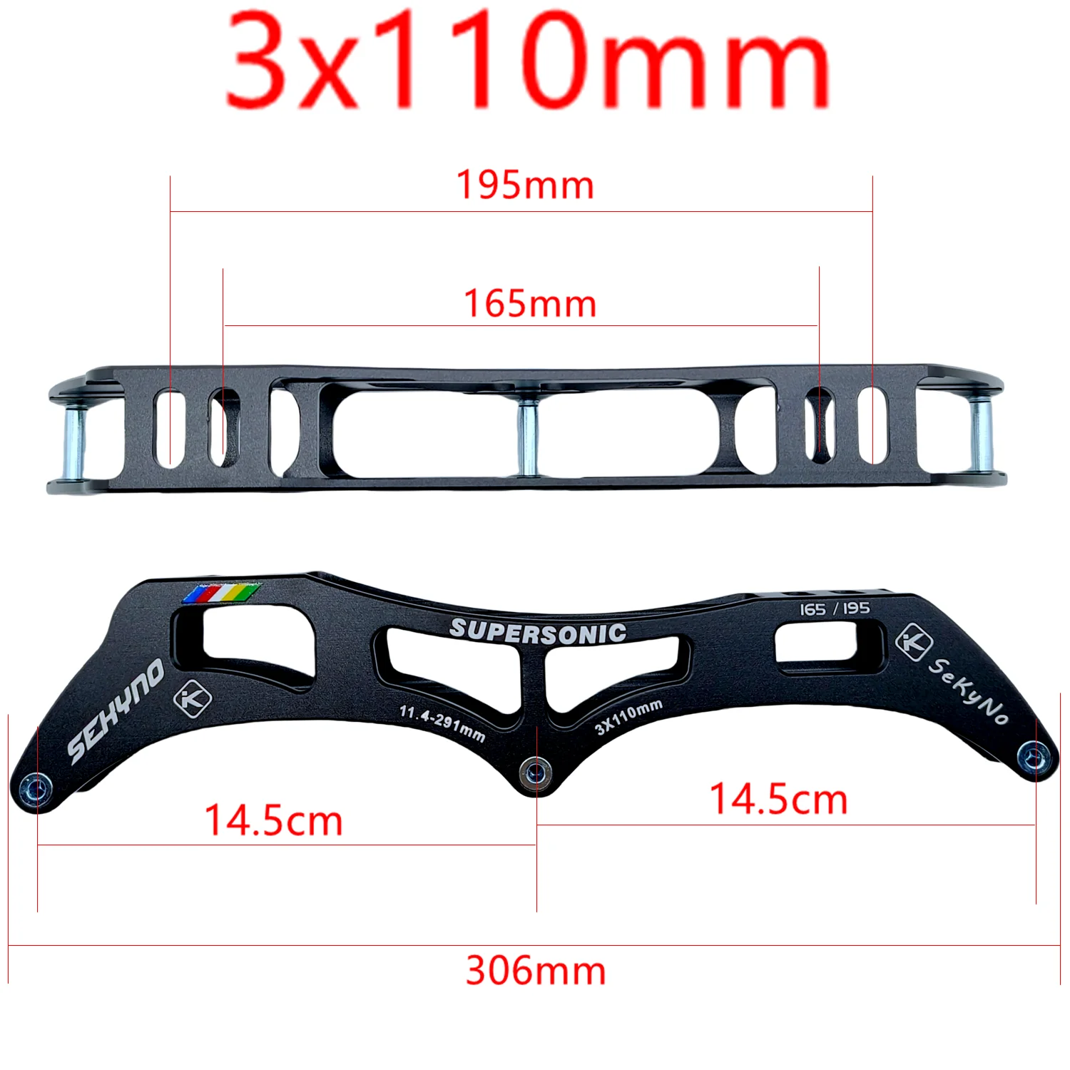 Roller Frame 3x90mm 135-150mm 3x100mm 3x110mm supersonic 9.2-235 mm