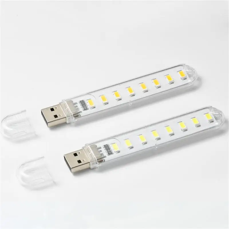 LED Light Book Light Mini LED Light Mini Portable USB LED Book Light DC5V Ultra Bright Reading Book Lamp 3LEDs/8LEDs Lights For Power Bank PC Laptop Notebook