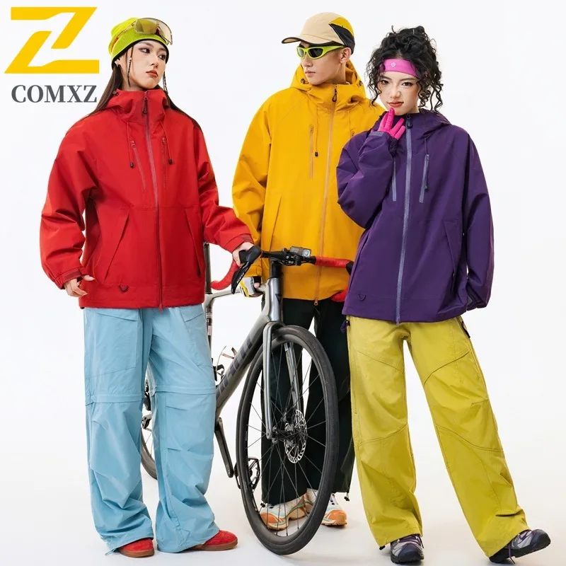 COMXZ Versatile Men Jacket Thickened Outdoor Skiing Windproof Warm Parka Street Style Comfort Lightweight Winter Men Clothing