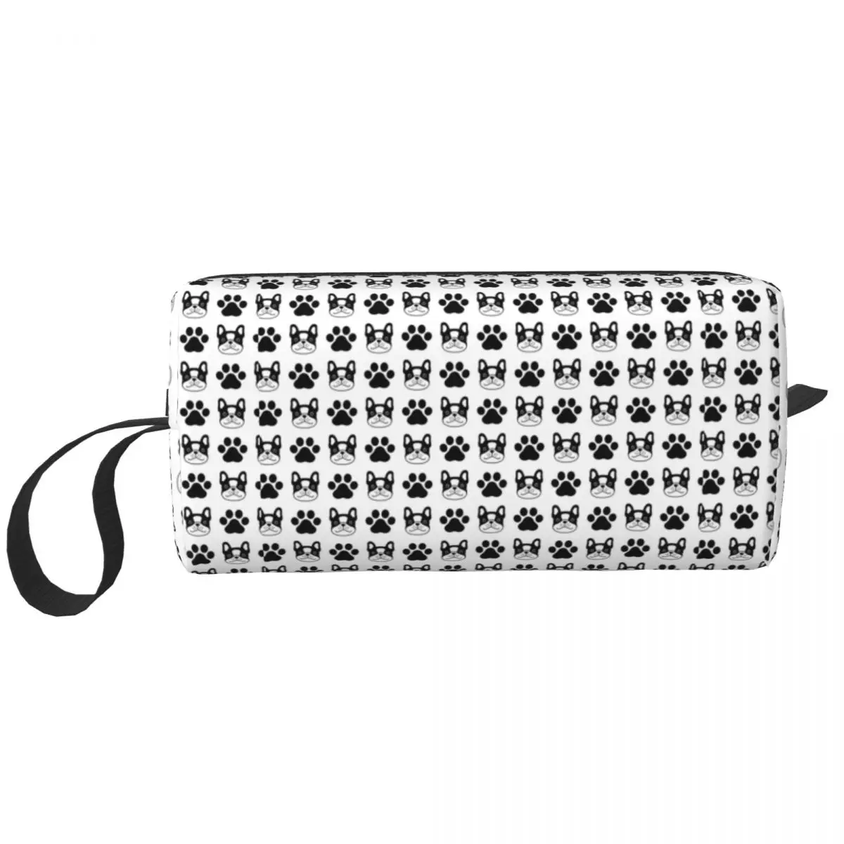 

Custom Cute French Bulldog Paw Travel Cosmetic Bag Women Pet Dog Makeup Toiletry Organizer Lady Beauty Storage Dopp Kit