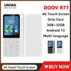 DOOV R77 4G Smart Touch Screen Keypad Mobile Phone without Camera 2.8 Inch 3GB+32GB 2100mAh Android 13 Whatsapp Hebrew keyboard 1