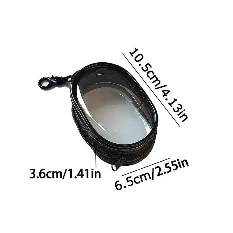 Small Transparent Coin Purse PVC Clear Mini Female Purses Women Kids Girls Key Lipstick Earphone Coin Storage Bags Wallet Pouch