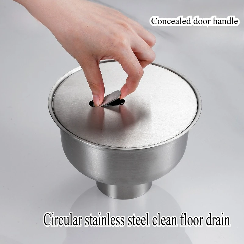 ท่อระบายน้ําแบบวงกลมสแตนเลสและท่อระบายน้ําพื้นกันกลิ่นในชั้นใต้ดิน/ห้างสรรพสินค้า/สํานักงาน 1