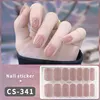 DIY Gel Nail Stickers Cured-free Long-Lasting Solid Color Nail Strips Patch Slider Sticker Full Cover Decal Nail Manicure Patch 2