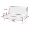 Full package elastic velvet sofa cushion cover cushion cover 6