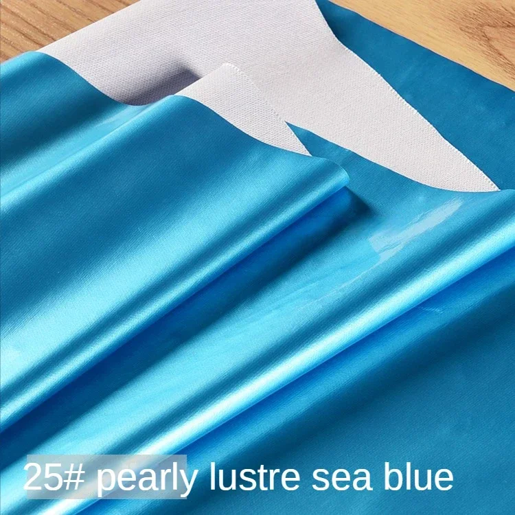 Premium Shiny Stretch Faux Leather Fabric by the Meter for Fashion Sewing & Design