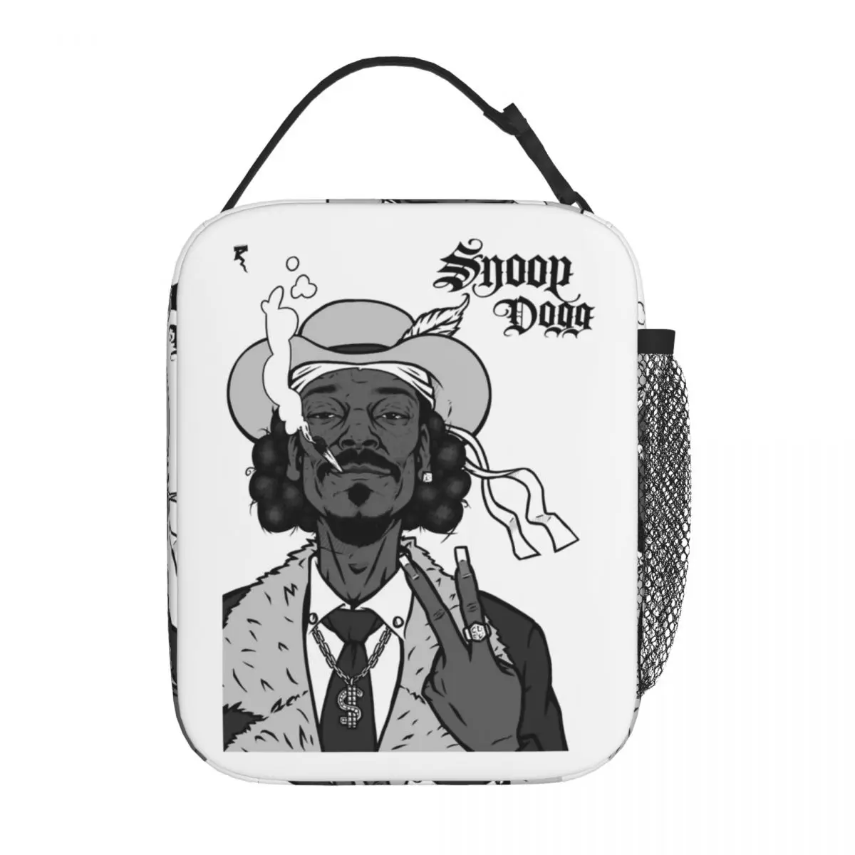 

Изолированная сумка для завтрака Snoop Dogg Godfather Of Rap Rapper, аксессуары в стиле хип-хоп