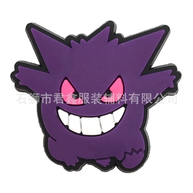 Pokemon Pikachu Shoe Charms  Ornament Removable PVC Flexible Glue Buckle Sandals Ornament Embroidery Shoes Decorations Gift 5