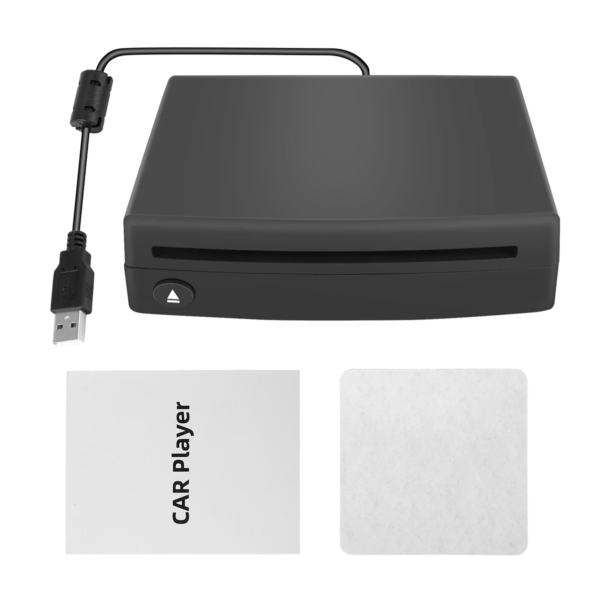 

Slim External Car CD Player Compatible PC LED TV/MP5 Android GPS Navigation Universal USB Power Slot-in Type