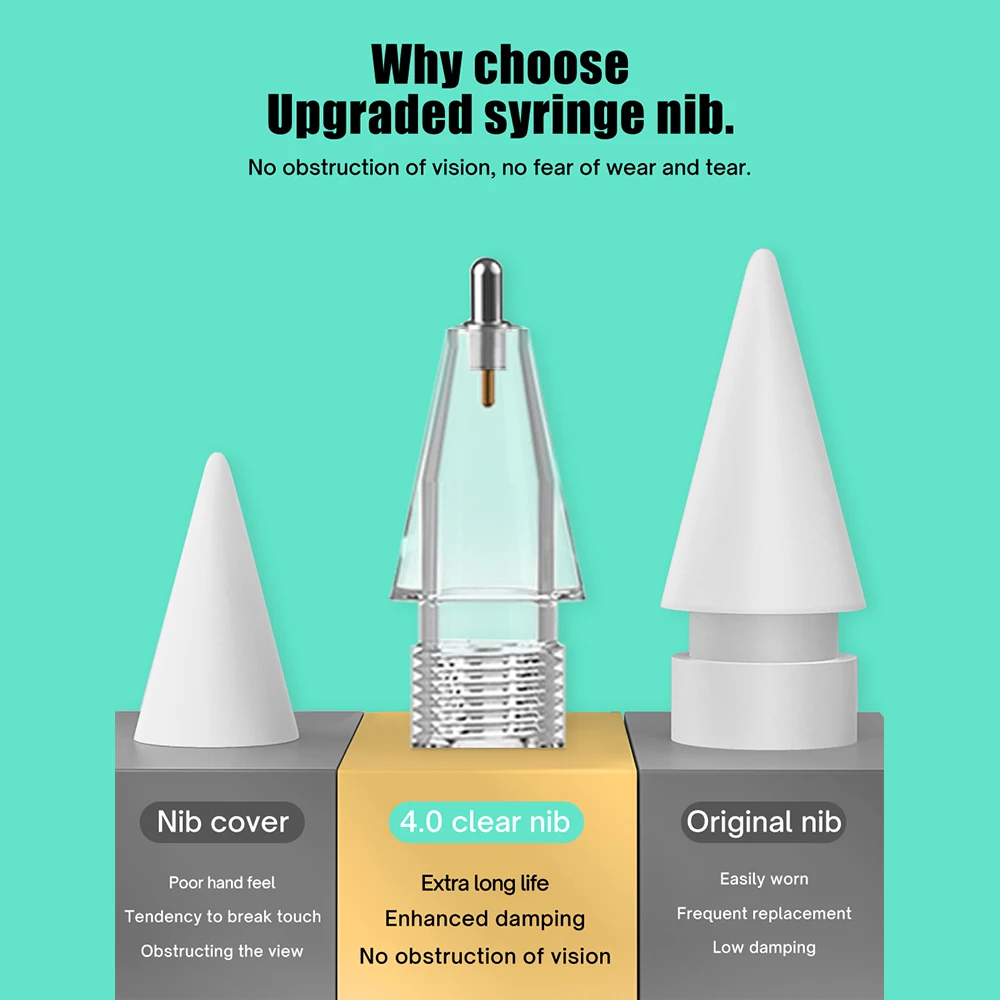 Pencil Tips For Apple Pencil 1st 2nd Generation Double Layer