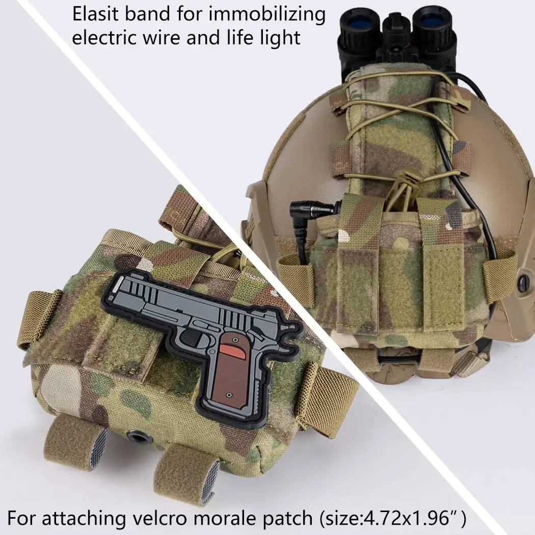 BOOIU Batterie Tasche Sport Helm MK2 Batterie Pack Helm Gegengewicht Pack CS Jagd Airsoft Taktische Helme Zubehör – Detail 31