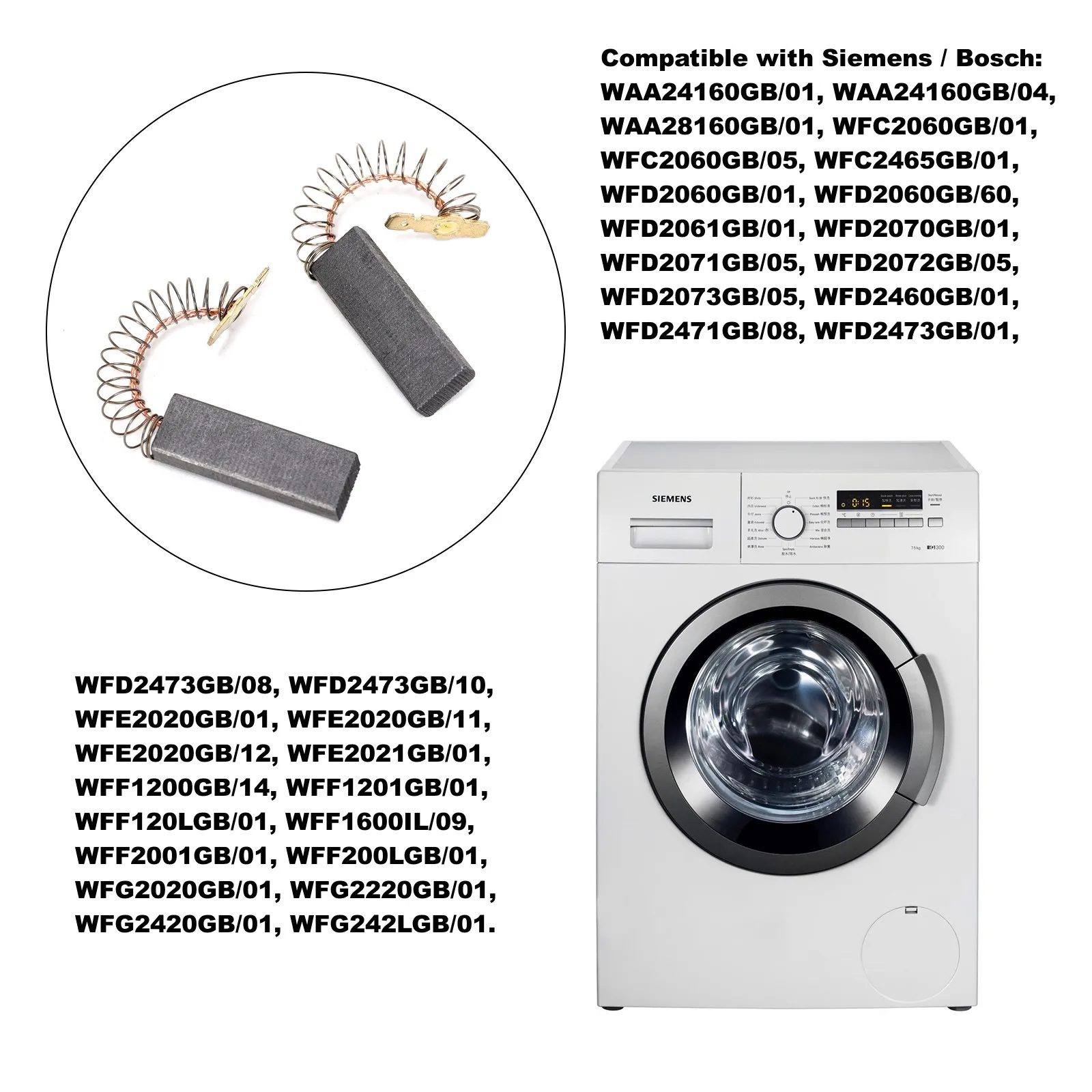 Spazzole Di Carbone Per Motore Bosch GWS 7 - 115 E 6,5 X 8 Mm - Foto 8