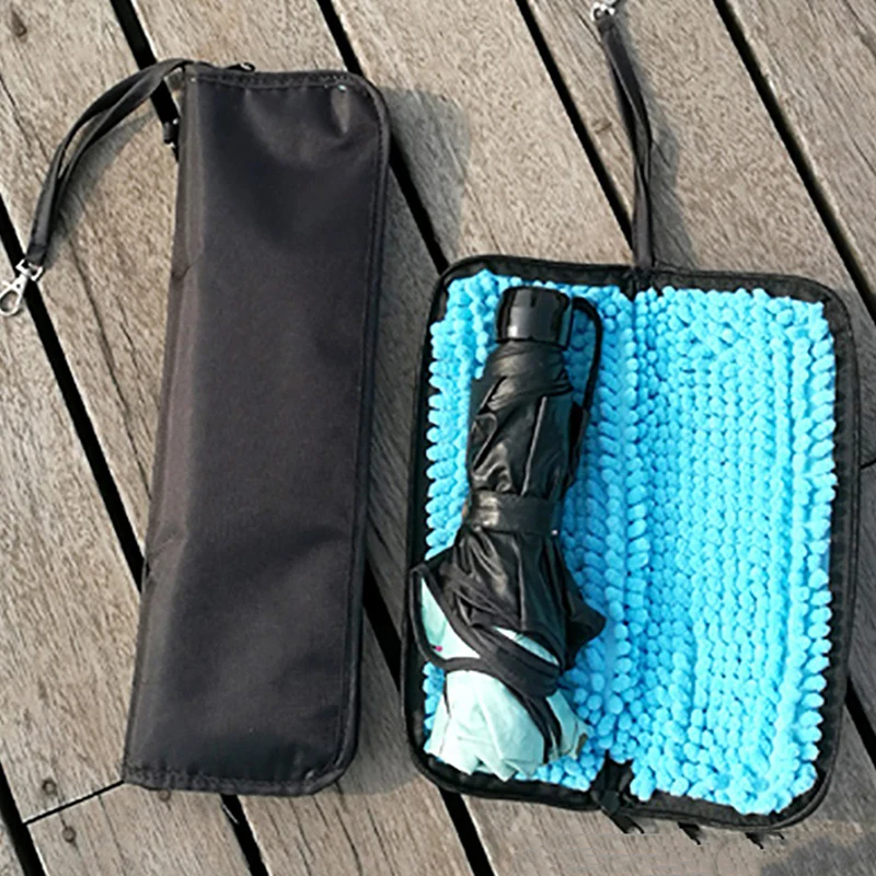 Umbrella Storage Bag Water-Absorbing Umbrella Bag Microfiber Waterproof Portable Cover For Home Package