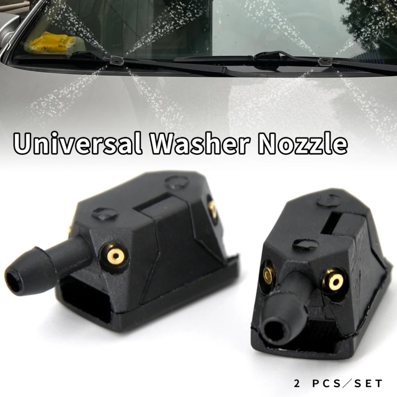 2x Car Windscreen Washer Water Spray Jets Nozzles for Ford mondeo kuga