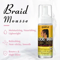 Braid Cleansing Care Set Dreadlock Shampoo for All Hair Types Braiding Mousse Rosemary Oil for Moisturizing Hair Scalp Soothing 2
