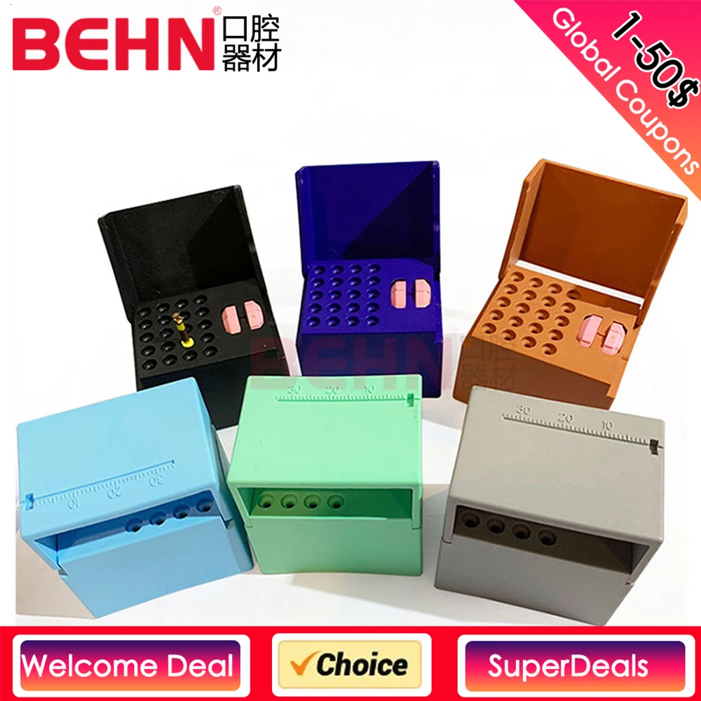 

Endo Files Holder Dental Root Canal Tips With Measuring Counter Rotary Counting Equipment Expansion Rack Oral Placement Device