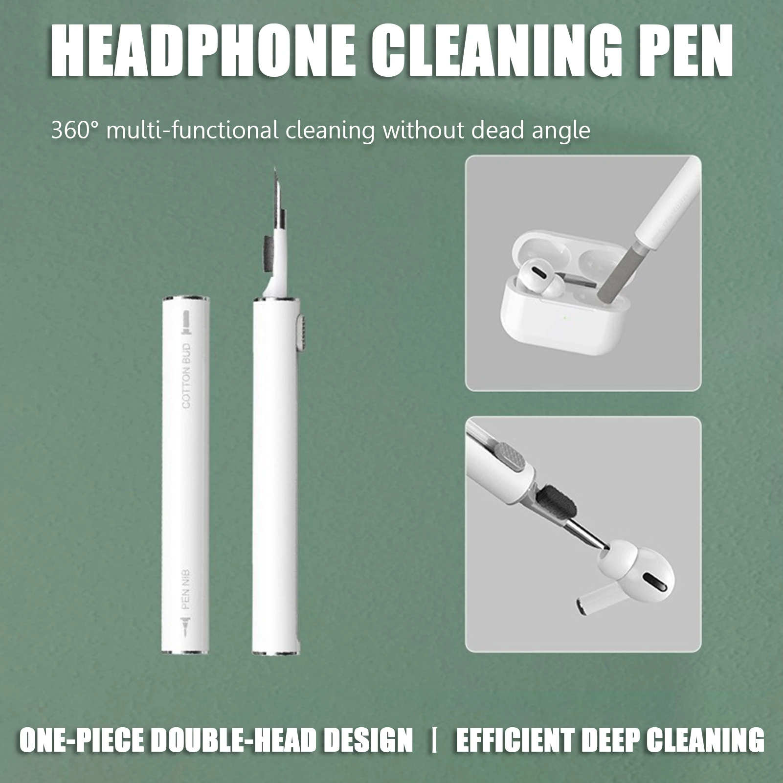 BT Earbuds Cleaning Pen Durable Cleaning Kit Clean Brush Earplug Cleaner Multi-Function Kit For Airpods Brush