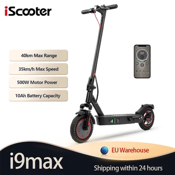 Scooter elettrico 10Ah 500W motore massimo doppio assorbimento degli urti Scooter per adulti 35 KM/H 10 pollici pneumatico a nido d'ape 40km gamma con APP