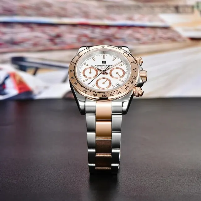 Or 1644 PAGANI DESIGN 2025 nouvelles montres pour hommes Top marque de luxe hommes montre-bracelet à Quartz hommes montre hommes chronographe étanche 3