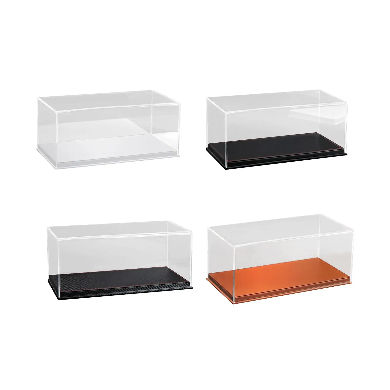 Acrylic Clear Display Case Dustproof for 1:64 Scale Model Cars Organizer ,Durable, Showcase, Decorative for Action Figures