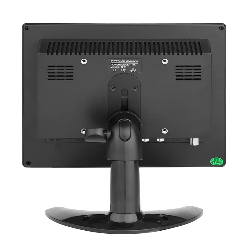 ZHIXIANDA-  TFT 8 ġ IPS LCD ũ  ̴ ī޶ ÷ HDMI VGA BNC ̽ Ȩ 