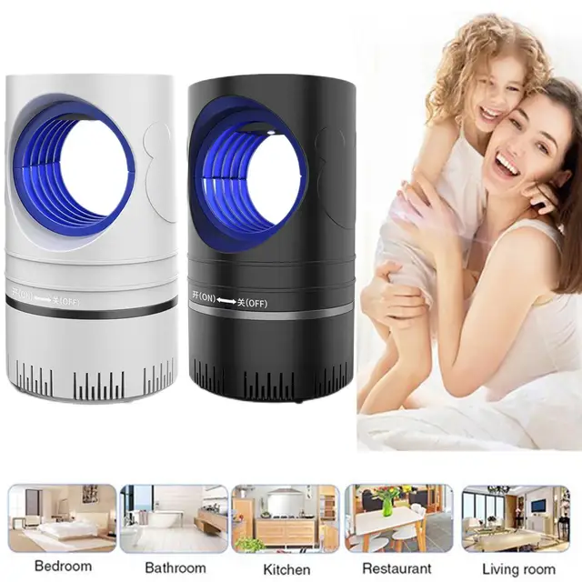 Elektromos Szúnyog Swatter Szúnyoggyilkos Lámpa Usb Újratölthető Gyilkos Denevér Hibás Légy Inhalációs Csendes Csapda Zapper L9W8 - Image 4