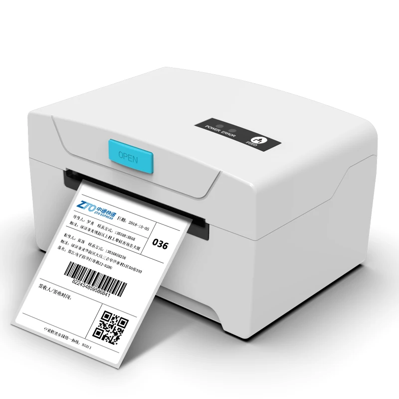 

3Inch Thermal Label Shipping Waybill 80mm Thermal Label Printer Receipt Bar QR Code Sticker Machine USB LAN Bluetooth Printing