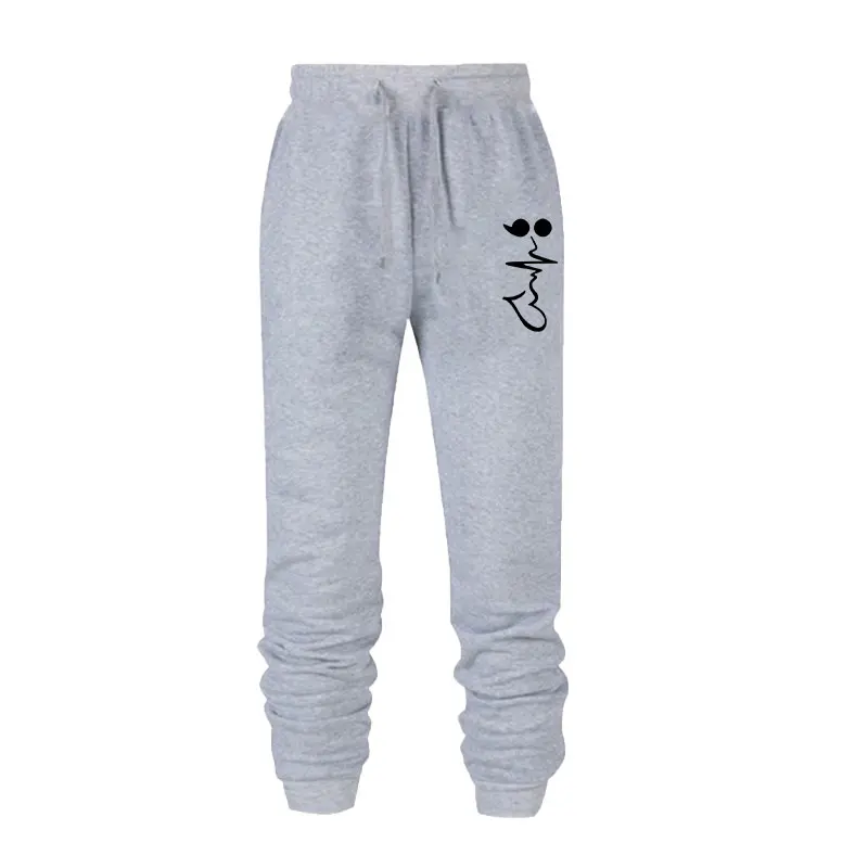 Women Heart Printed Sweatpants High Quality Cotton Long Pants Jogger Trousers Outdoor Casual Fitness Jogging Pants 3