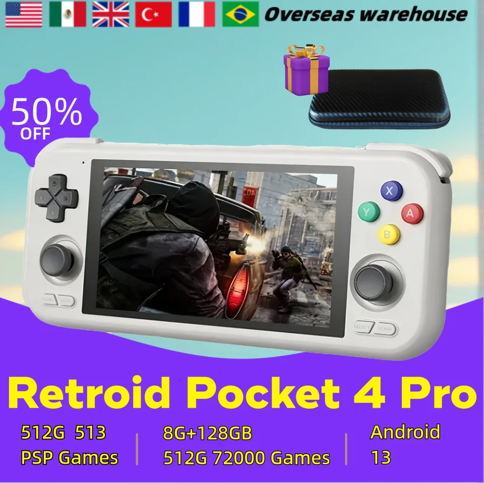 中古　Retroid Pocket 4 Pro Retroid Pocket 4 Pro RP 4Pro Handheld Game Console Retro Video