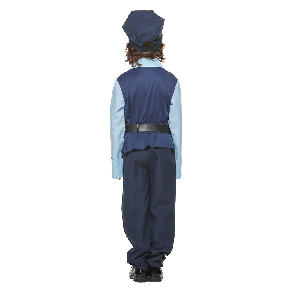 Ragazze femminile poliziotto Cosplay bambini bambini Halloween poliziotta  uniformi costumi carnevale Purim gioco di ruolo vestito da partito -  AliExpress