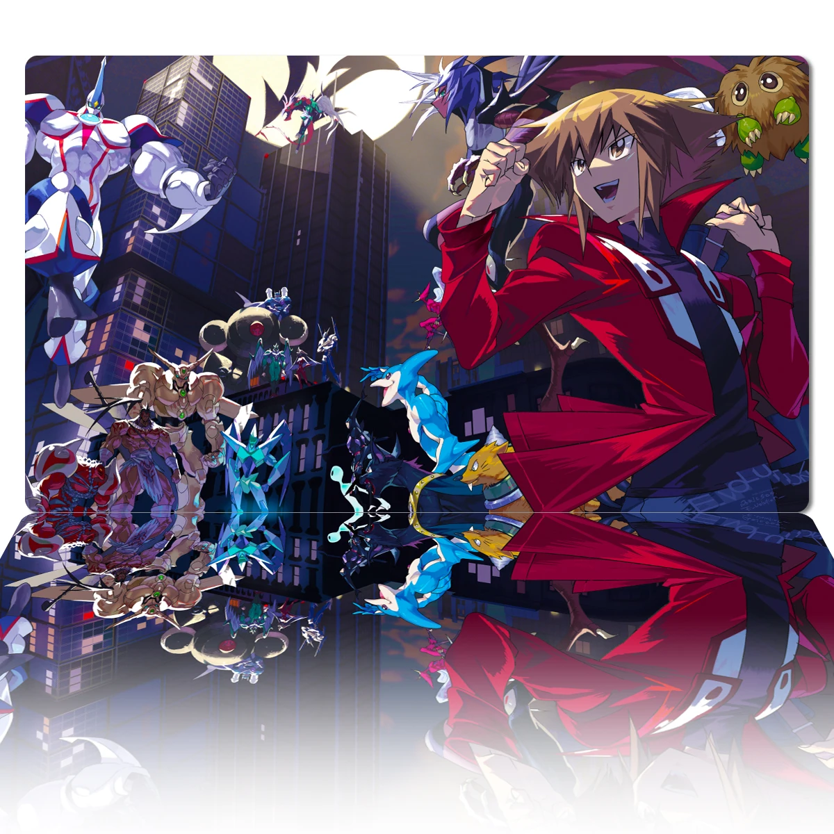 Yugioh Elementale Hero Neos Tcg Mat Jaden Yuki Yubel Ccg Playmat Tappetino Da Gioco Da Tavolo Tappetino Da Gioco Per Carte Collezionabili Tappetino Pe